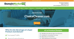 Desktop Screenshot of choicecleaner.com