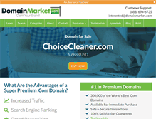 Tablet Screenshot of choicecleaner.com